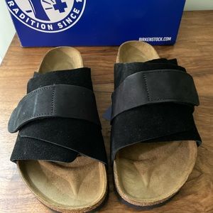 Brand new Birkenstocks Kyoto black suede.